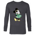thumbnail image 1 of Disney Minnie Mouse Green Irish Costume St. Patrick's Day - Long Sleeve T-Shirt for Men - Customized-Charcoal Heather, 1 of 5