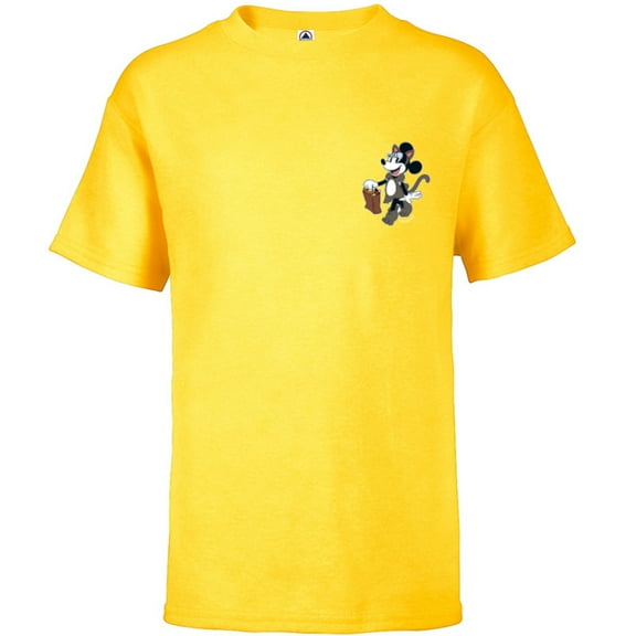 Disney Minnie Mouse Halloween Black Cat Costume with Candy - Short Sleeve T-Shirt for Kids - Customized-Sunflower