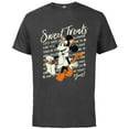 thumbnail image 1 of Disney Minnie Mouse Halloween Cat Costume Sweet Treats - Short Sleeve Cotton T-Shirt for Adults - Customized-Charcoal Heather, 1 of 5