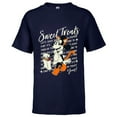 thumbnail image 1 of Disney Minnie Mouse Halloween Cat Costume Sweet Treats - Short Sleeve T-Shirt for Kids - Customized-Athletic Navy, 1 of 5