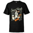 thumbnail image 1 of Disney Minnie Mouse Halloween Cat Costume Sweet Treats - Short Sleeve T-Shirt for Kids - Customized-Black, 1 of 5