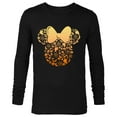 thumbnail image 1 of Disney Minnie Mouse Halloween Ghosts & Pumpkins Gradient - Long Sleeve T-Shirt for Men - Customized-Black, 1 of 5