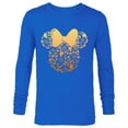 thumbnail image 1 of Disney Minnie Mouse Halloween Ghosts & Pumpkins Gradient - Long Sleeve T-Shirt for Men - Customized-Navy, 1 of 5