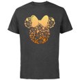 thumbnail image 1 of Disney Minnie Mouse Halloween Ghosts & Pumpkins Gradient - Short Sleeve Cotton T-Shirt for Adults - Customized-Charcoal, 1 of 5