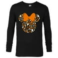 thumbnail image 1 of Disney Minnie Mouse Halloween Ghosts Pumpkins Spiders - Long Sleeve T-Shirt for Men - Customized-Black, 1 of 5
