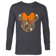 thumbnail image 1 of Disney Minnie Mouse Halloween Ghosts Pumpkins Spiders - Long Sleeve T-Shirt for Men - Customized-Charcoal Heather, 1 of 5