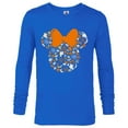thumbnail image 1 of Disney Minnie Mouse Halloween Ghosts Pumpkins Spiders - Long Sleeve T-Shirt for Men - Customized-Royal, 1 of 5