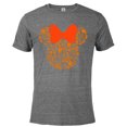 thumbnail image 1 of Disney Minnie Mouse Halloween Silhouette Icon - Short Sleeve Blended T-Shirt for Adults - Customized-Graphite Snow Heather, 1 of 5