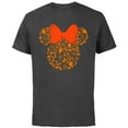 thumbnail image 1 of Disney Minnie Mouse Halloween Silhouette Icon - Short Sleeve Cotton T-Shirt for Adults - Customized-Charcoal, 1 of 5