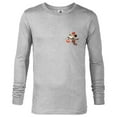 thumbnail image 1 of Disney Minnie Mouse Halloween Skeleton Trick or Treat - Long Sleeve T-Shirt for Men - Customized-Athletic Heather, 1 of 5