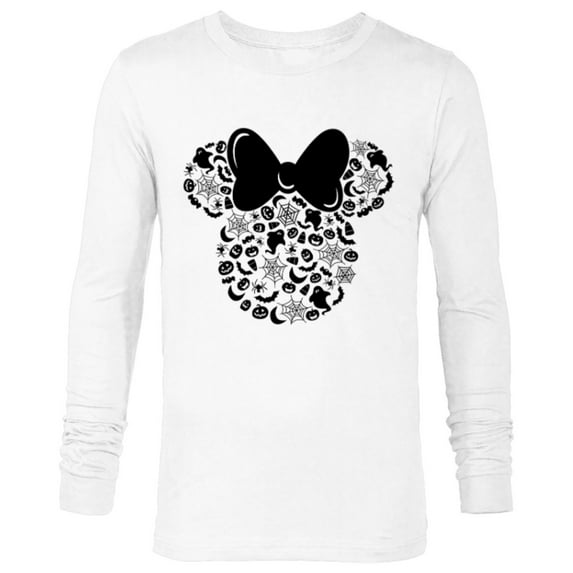 Disney Minnie Mouse Halloween Spooky Fun - Long Sleeve T-Shirt for Men - Customized-White