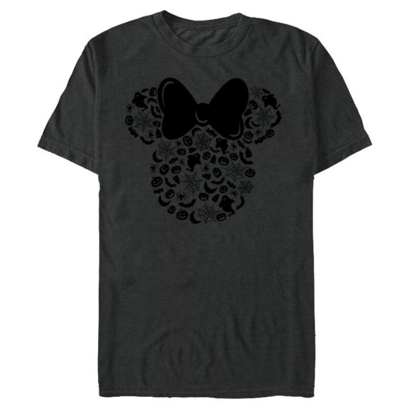 Disney Minnie Mouse Halloween Spooky Fun - Short Sleeve Blended T-Shirt for Adults - Customized-Dark Heather
