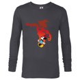 thumbnail image 1 of Disney Minnie Mouse Halloween Spooky Scary Shadows Witch - Long Sleeve T-Shirt for Men - Customized-Charcoal Heather, 1 of 5
