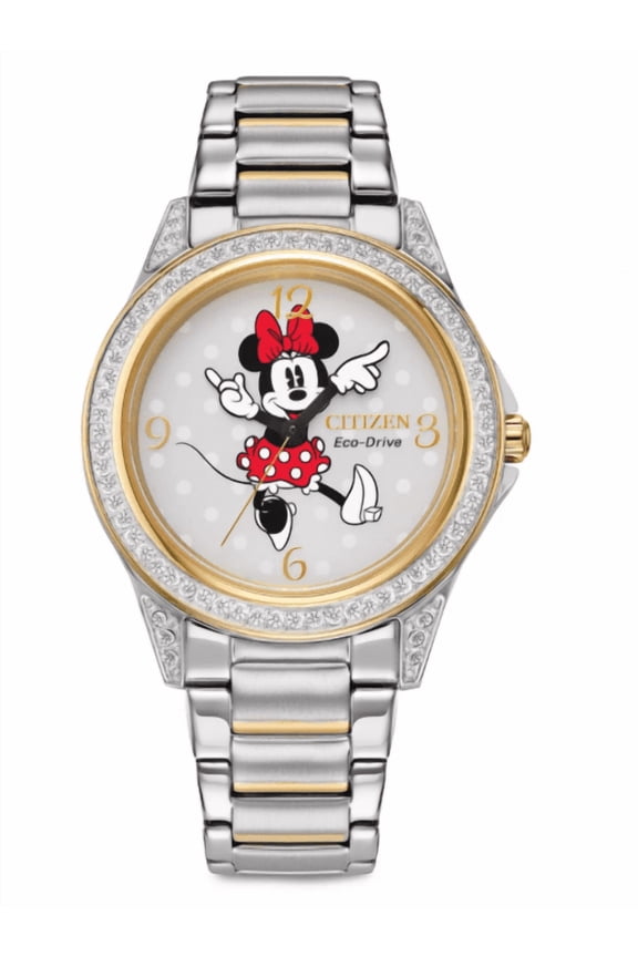 Minnie Mouse Hands Watch for Adults by Citizen New With Tag
