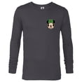 thumbnail image 1 of Disney Minnie Mouse Happy Christmas Headband Corner Art - Long Sleeve T-Shirt for Men - Customized-Charcoal Heather, 1 of 5