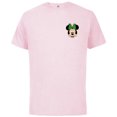 thumbnail image 1 of Disney Minnie Mouse Happy Christmas Headband Corner Art - Short Sleeve Cotton T-Shirt for Adults - Customized-Soft Pink, 1 of 5