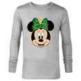 thumbnail image 1 of Disney Minnie Mouse Happy Christmas Holiday Headband - Long Sleeve T-Shirt for Men - Customized-Athletic Heather, 1 of 5