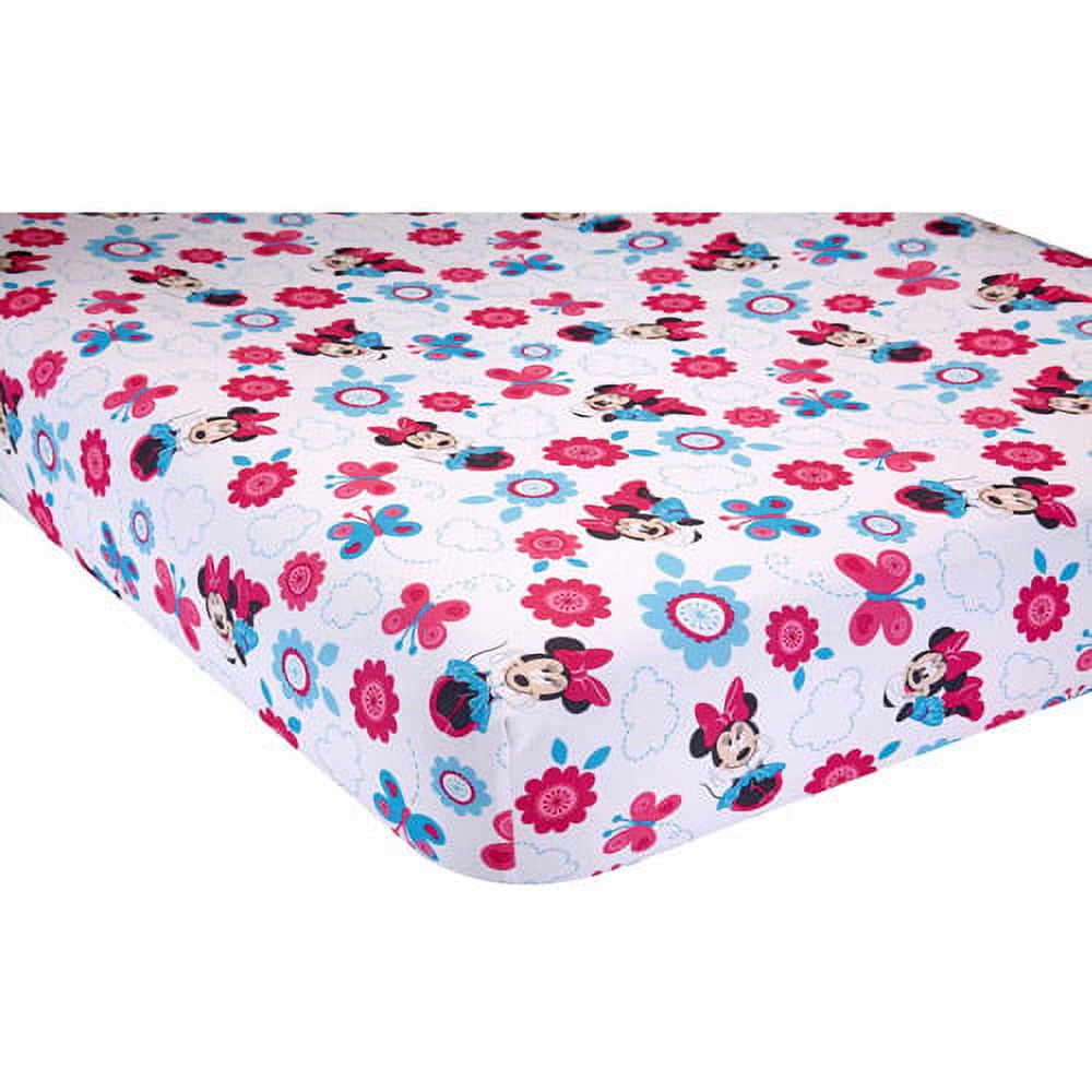 Disney Minnie Mouse Happy Day Crib Sheet - image 1 of 2