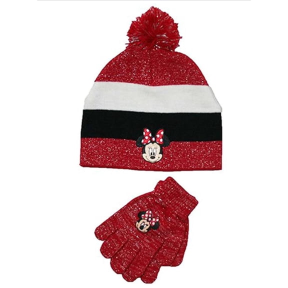 Disney Minnie Mouse Hat and Gloves Set