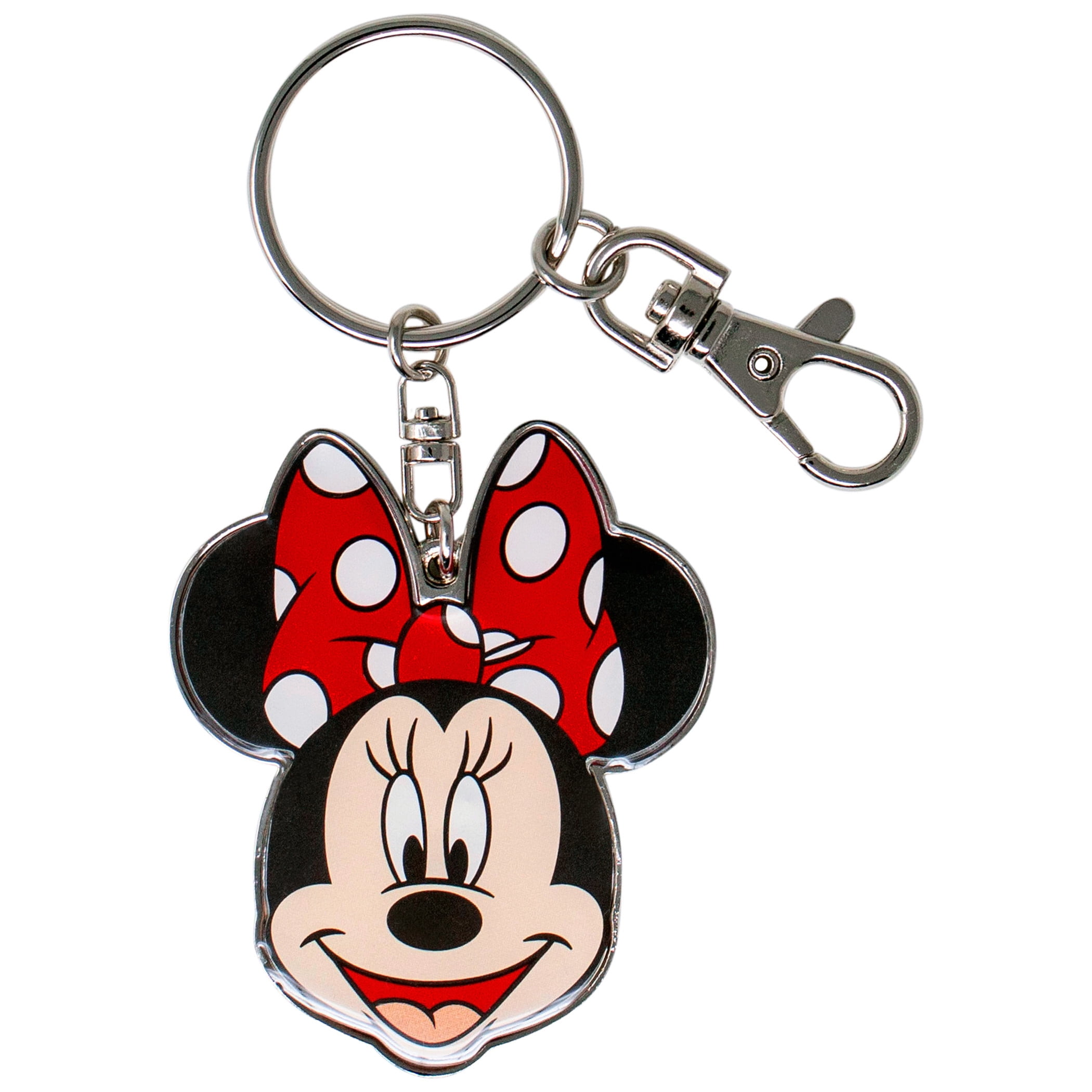 Disney Minnie Mouse Sitting Enamel Keychain
