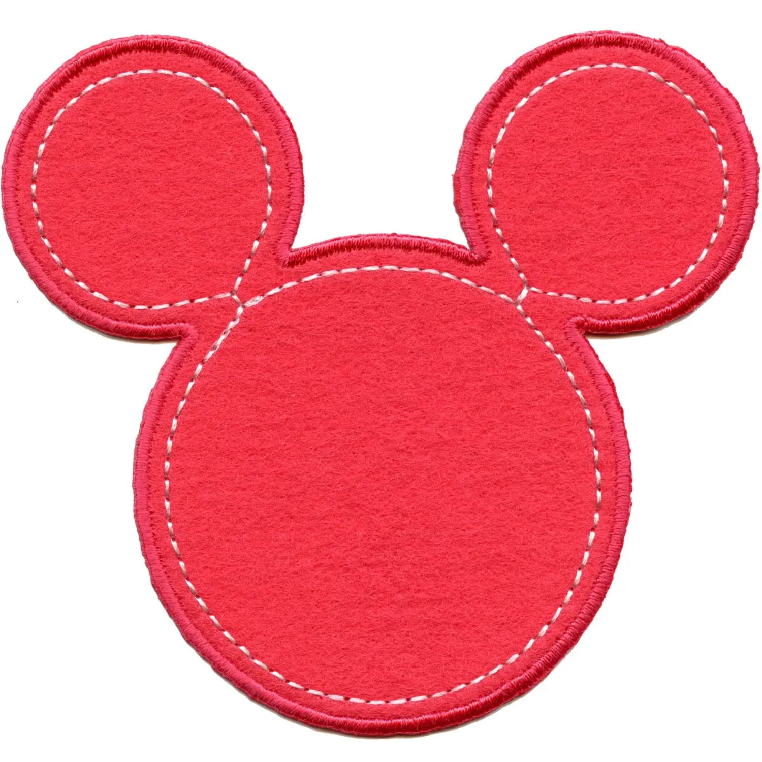 Disney Mickey Mouse Iron-On Applique - Minnie Pink Silhouette