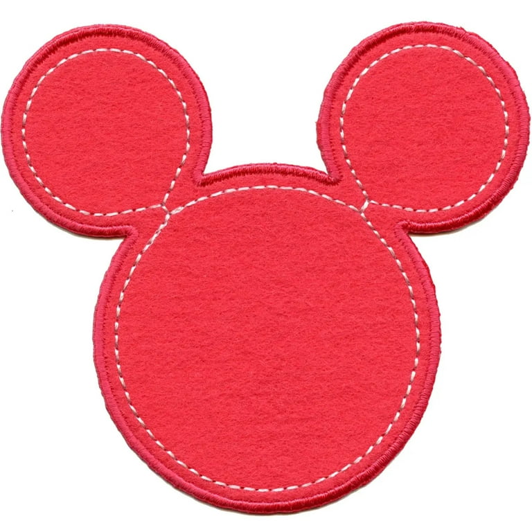 Mickey Mouse iron on patch, Minnie mouse embroidered iron on patch, Disney  patch