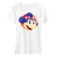 thumbnail image 1 of Disney - Minnie Mouse Head - Women's Short Sleeve Graphic T-Shirt, 1 of 4