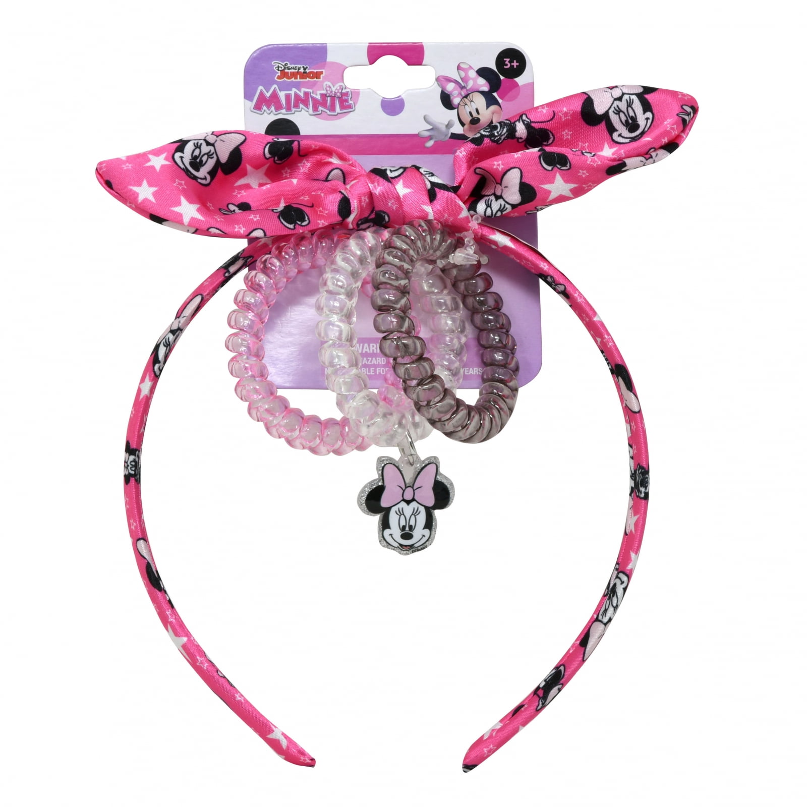 Disney Minnie Mouse Headband and 3 Coil Bracelets, Girls Fashion Hair