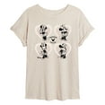 thumbnail image 1 of Disney - Minnie Mouse Heart - Women's Oversized T-Shirt, 1 of 5