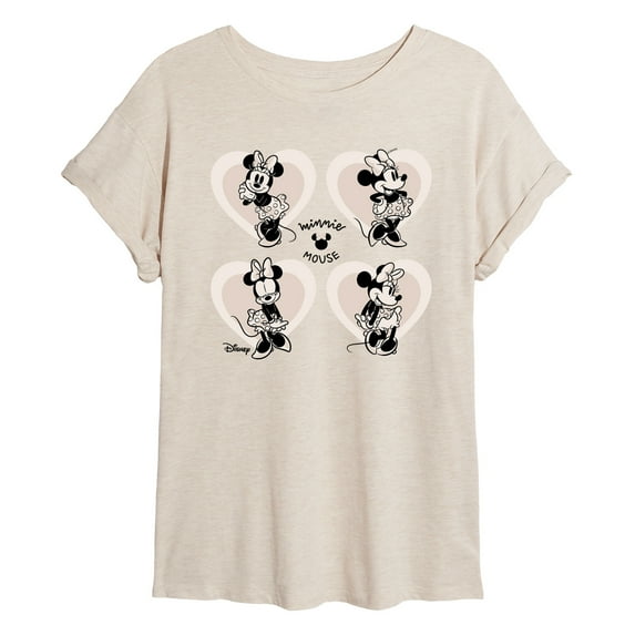Disney - Minnie Mouse Heart - Women's Oversized T-Shirt