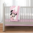 thumbnail interactive-video image 1 of Disney Minnie Mouse Hearts 3-Piece Crib Bedding Set, Crib, Pink, Playful Hearts, Infant Girl, 1 of 7