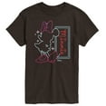 thumbnail image 1 of Disney - Minnie Mouse - Highlight Outline of Minnie - Men's Short Sleeve Graphic T-Shirt, 1 of 3