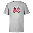 thumbnail image 1 of Disney Minnie Mouse Hija Head Icon Magic Family Trip Spanish- Short Sleeve T-Shirt for Kids - Customized-Athletic Heather, 1 of 5