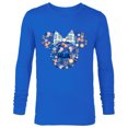 thumbnail image 1 of Disney Minnie Mouse Hija Icon Flowers Spanish Family Trip- Long Sleeve T-Shirt for Men - Customized-Navy, 1 of 5