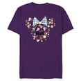thumbnail image 1 of Disney Minnie Mouse Hija Icon Flowers Spanish Family Trip- Short Sleeve Blended T-Shirt for Adults - Customized-Purple, 1 of 5