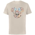 thumbnail image 1 of Disney Minnie Mouse Hija Icon Flowers Spanish Family Trip- Short Sleeve Cotton T-Shirt for Adults - Customized-Natural, 1 of 5