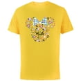 thumbnail image 1 of Disney Minnie Mouse Hija Icon Flowers Spanish Family Trip- Short Sleeve Cotton T-Shirt for Adults - Customized-Yellow, 1 of 5