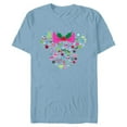 thumbnail image 1 of Disney Minnie Mouse Holiday Celebration - Short Sleeve Blended T-Shirt for Adults - Customized-Ocean Blue, 1 of 5