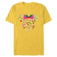 thumbnail image 1 of Disney Minnie Mouse Holiday Celebration - Short Sleeve Blended T-Shirt for Adults - Customized-Yellow, 1 of 5