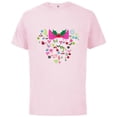 thumbnail image 1 of Disney Minnie Mouse Holiday Celebration - Short Sleeve Cotton T-Shirt for Adults - Customized-Soft Pink, 1 of 5