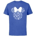 thumbnail image 1 of Disney Minnie Mouse Holiday Silhouette - Short Sleeve Cotton T-Shirt for Adults -Customized-Royal Heather, 1 of 5