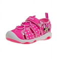thumbnail image 1 of Disney Minnie Mouse Hook & Loop Girls Toddler Closed Toe Sport Sandals - Pink, 9, 1 of 7