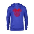 thumbnail image 1 of Disney Minnie Mouse Icon Filled with Hearts - Pullover Hoodie for Adults - Customized-Royal, 1 of 5