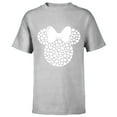 thumbnail image 1 of Disney Minnie Mouse Icon Filled with White Hearts - Short Sleeve T-Shirt for Kids - Customized-Athletic Heather, 1 of 5