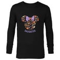 thumbnail image 1 of Disney Minnie Mouse Icon Halloween Daughter - Long Sleeve T-Shirt for Men - Customized-Black, 1 of 5