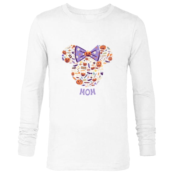 Disney Minnie Mouse Icon Halloween Mom - Long Sleeve T-Shirt for Men - Customized-White