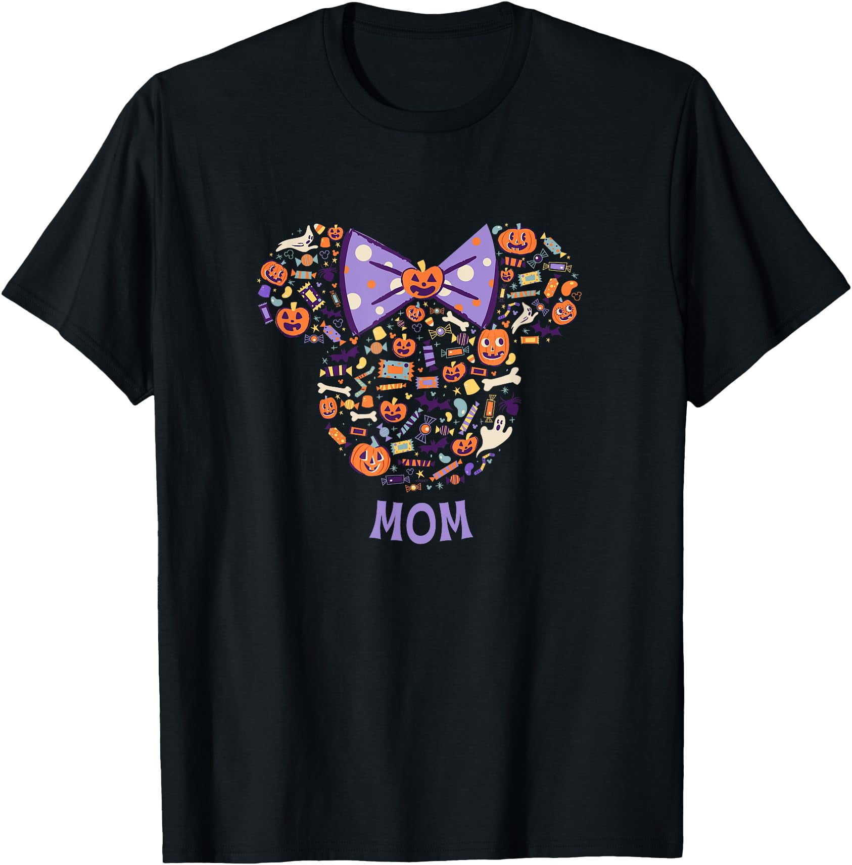 Disney Minnie Mouse Icon Halloween Mom T-Shirt - Walmart.com