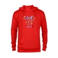 thumbnail image 1 of Disney Minnie Mouse Icon Halloween Sister - Pullover Hoodie for Adults - Customized-Red, 1 of 3