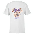 thumbnail image 1 of Disney Minnie Mouse Icon Halloween Sister - Short Sleeve T-Shirt for Kids - Customized-White, 1 of 5