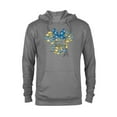 thumbnail image 1 of Disney Minnie Mouse Icon Hanukkah Chanukah Dreidel Menorah - Pullover Hoodie for Adults – Customized-Graphite Heather, 1 of 5